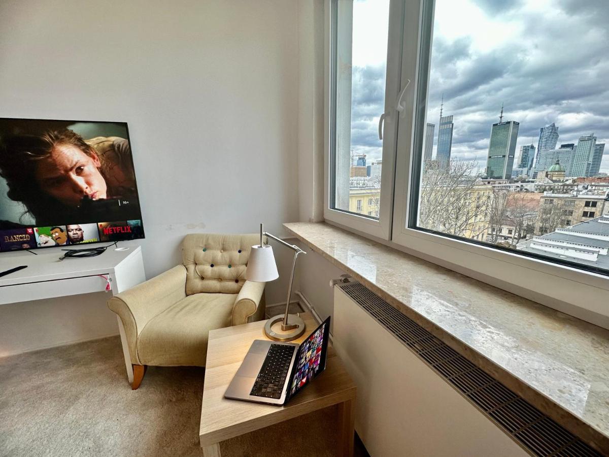 Super Beauty Metro Wifi 65'Tv Netflix Hbo Appletv+ Apartamento Varsóvia Exterior foto